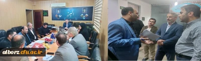 بازدید کارشناسان نظارت، ارزیابی و تضمین کیفیت استان البرز در دانشگاه فرهنگیان
