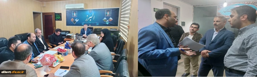 بازدید کارشناسان نظارت، ارزیابی و تضمین کیفیت استان البرز در دانشگاه فرهنگیان 2