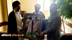 دیدار مسئولین دانشگاه فرهنگیان با امام جمعه شهرستان فردیس 2