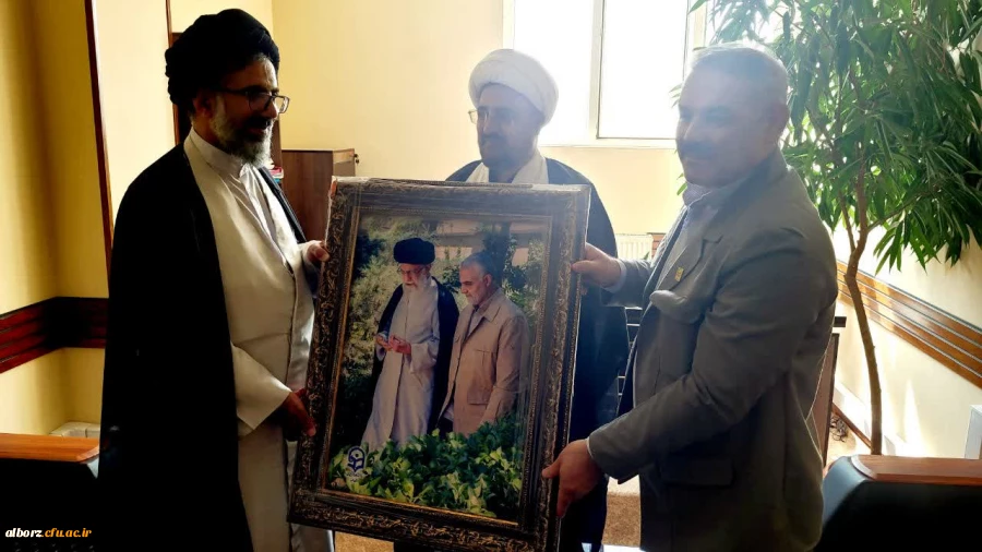 دیدار مسئولین دانشگاه فرهنگیان با امام جمعه شهرستان فردیس 2