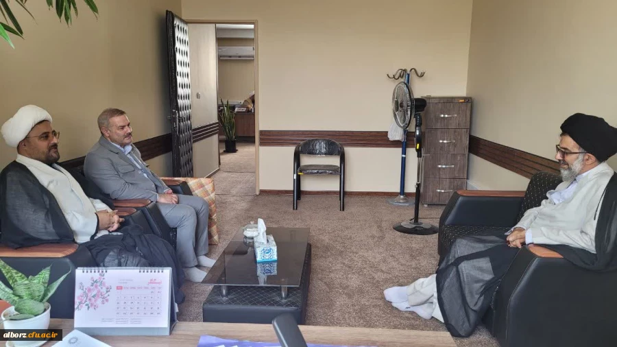 دیدار مسئولین دانشگاه فرهنگیان با امام جمعه شهرستان فردیس 3