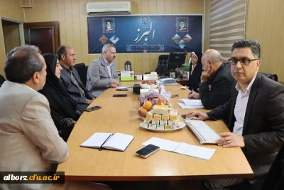 بازدید مسئولین امور اداری سازمان مرکزی از دانشگاه فرهنگیان استان البرز