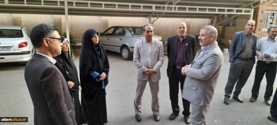 بازدید مسئولین امور اداری سازمان مرکزی از دانشگاه فرهنگیان استان البرز 3