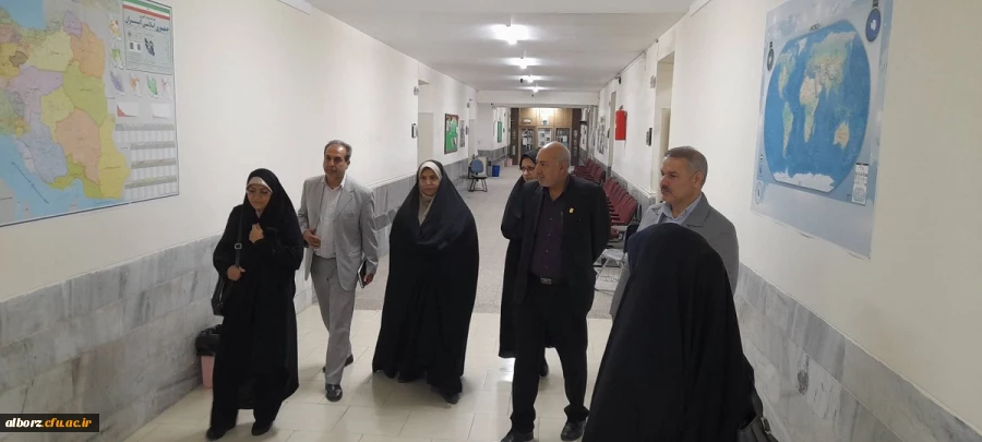 بازدید مسئولین امور اداری سازمان مرکزی از دانشگاه فرهنگیان استان البرز 4