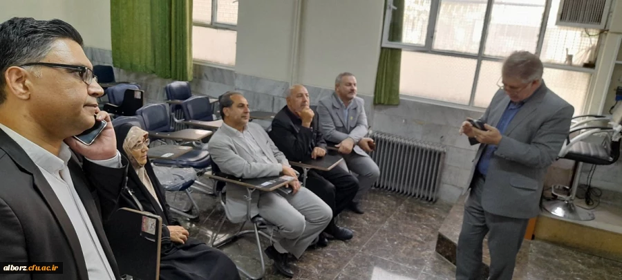 بازدید مسئولین امور اداری سازمان مرکزی از دانشگاه فرهنگیان استان البرز 5