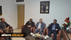 دیدار مسئولین دانشگاه فرهنگیان با فرماندار فردیس 2