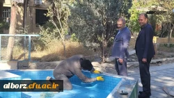 بازدید مدیر امور پردیس های استان البرز از طرح های عمرانی  2