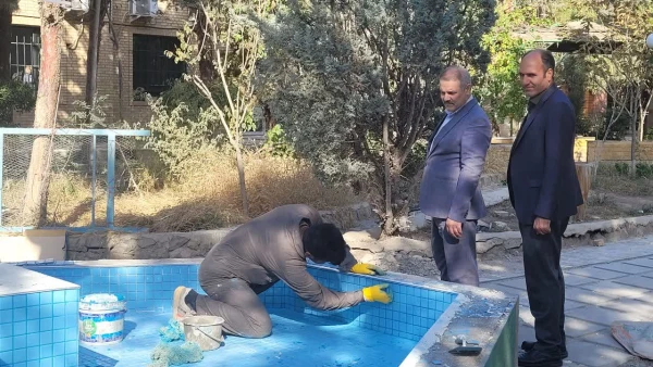 بازدید مدیر امور پردیس های استان البرز از طرح های عمرانی  2