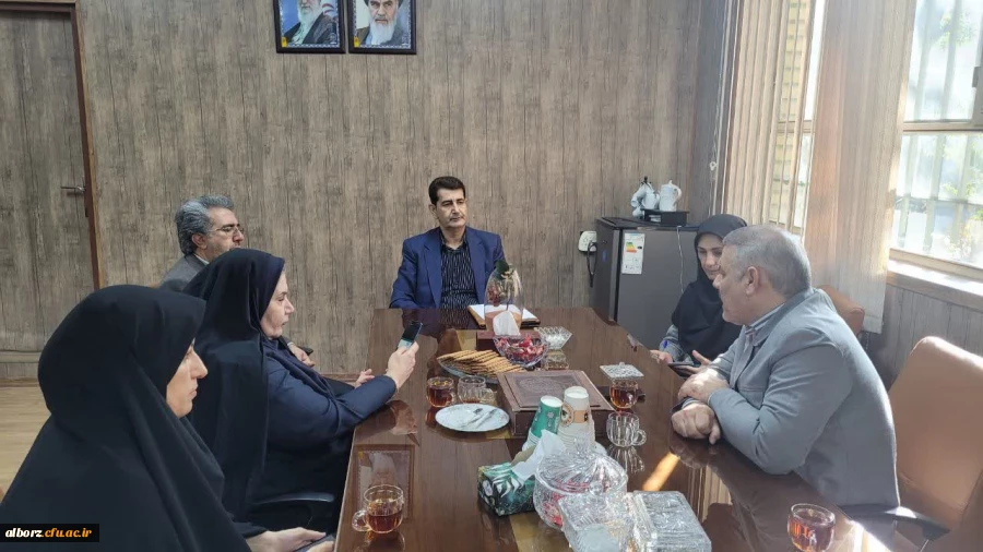 بازدید حوزه نظارت و ارزیابی دانشگاه فرهنگیان از پردیس های استان البرز  2