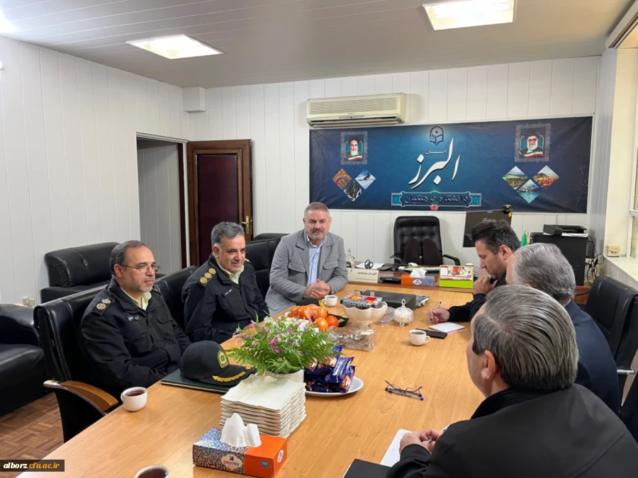 دیدار با جانشین انتظامی شهرستان فردیس 2