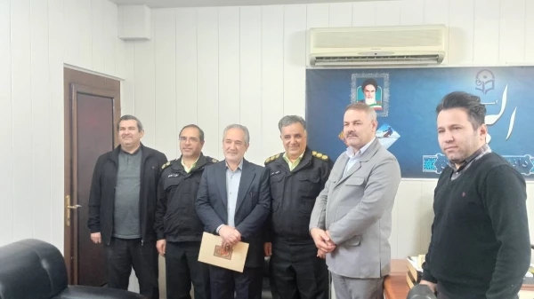 دیدار با جانشین انتظامی شهرستان فردیس 3