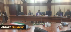 برگزاری جلسه و نشست صمیمی ریاست پردیس با اساتید دانشگاه فرهنگیان حکیم فردوسی  3