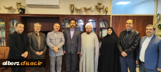 دیدار نوروزی هیئت رئیسه دانشگاه فرهنگیان با سرپرست اداره کل آموزش و پرورش استان البرز
