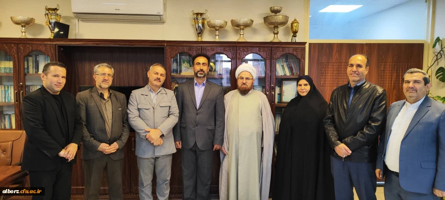 دیدار نوروزی هیئت رئیسه دانشگاه فرهنگیان با مدیرکل آموزش و پرورش استان البرز 2