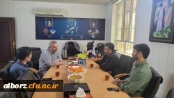 دیدار نوروزی با فرمانده بسیج دانشجویی استان 2