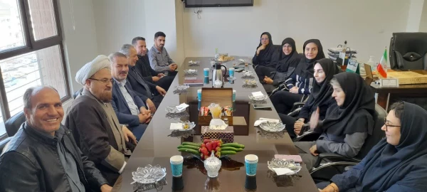 دیدار نوروزی ریاست دانشگاه فرهنگیان استان البرز با رئیس شبکه بهداشت و درمان فردیس  2