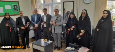  بازدید رییس مرکز نظارت، ارزیابی و تضمین کیفیت دانشگاه فرهنگیان از پردیس امیر کبیر البرز