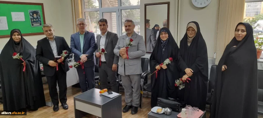  بازدید رییس مرکز نظارت، ارزیابی و تضمین کیفیت دانشگاه فرهنگیان از پردیس امیر کبیر البرز 2