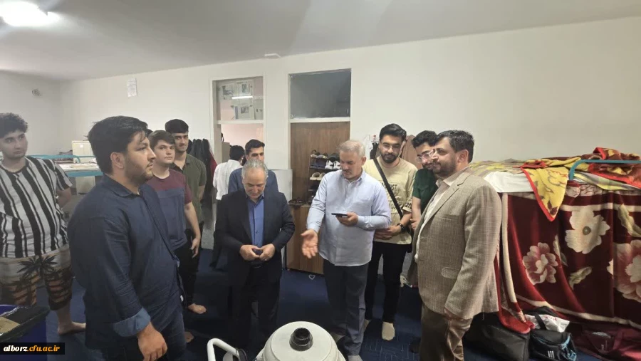بازدید معاون امور دانشجو معلمان دانشگاه فرهنگیان از پردیس های استان البرز  3