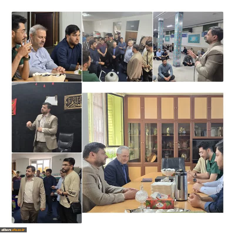 بازدید معاون امور دانشجو معلمان دانشگاه فرهنگیان از پردیس های استان البرز  2