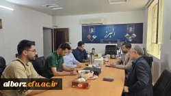 بازدید معاون امور دانشجو معلمان دانشگاه فرهنگیان از پردیس های استان البرز  3