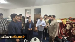 بازدید معاون امور دانشجو معلمان دانشگاه فرهنگیان از پردیس های استان البرز  4
