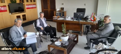 نشست رئیس دانشگاه فرهنگیان با مدیرعامل توزیع برق البرز