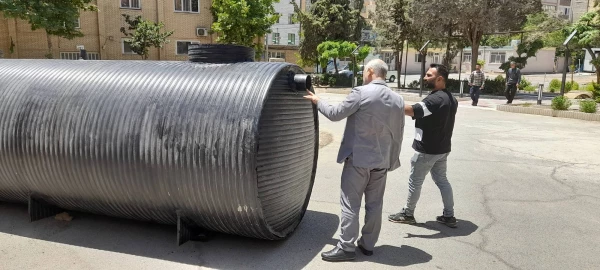 بازدید ریاست دانشگاه فرهنگیان استان البرز از پروژه اتصال شبکه ابفای پردیس امیر کبیر 4