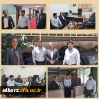 بازدید مدیر کل محترم دفترمرکزی حراست ازپردیس ها ومراکز دانشگاه فرهنگیان استان البرز  2