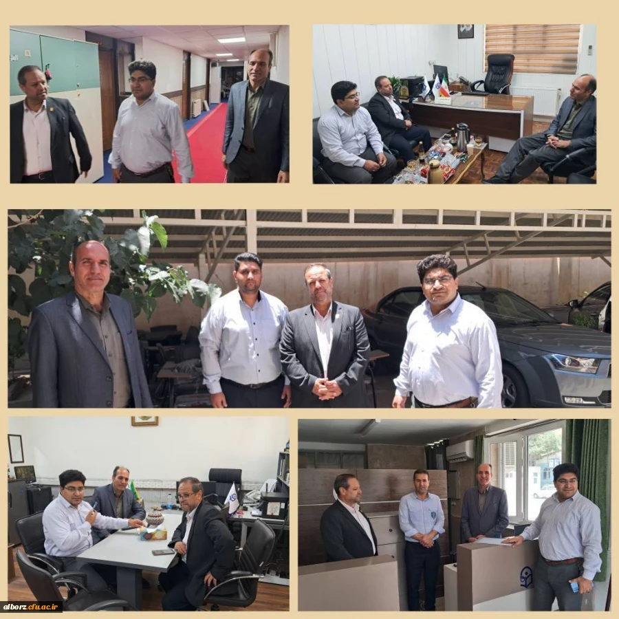 بازدید مدیر کل محترم دفترمرکزی حراست ازپردیس ها ومراکز دانشگاه فرهنگیان استان البرز  2