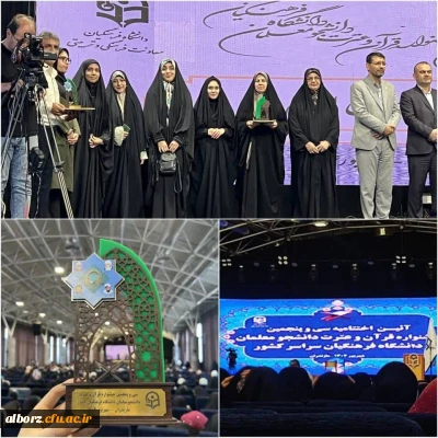 درخشش دانشجویان

درخشش دانشجومعلمان در سی و پنجمین جشنواره قرآن و عترت