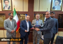 مراسم تکریم و معارفه رئیس حراست دانشگاه فرهنگیان استان البرز 2