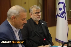 نهمین جلسه هیأت امنادانشگاه فرهنگیان استان البرز  2